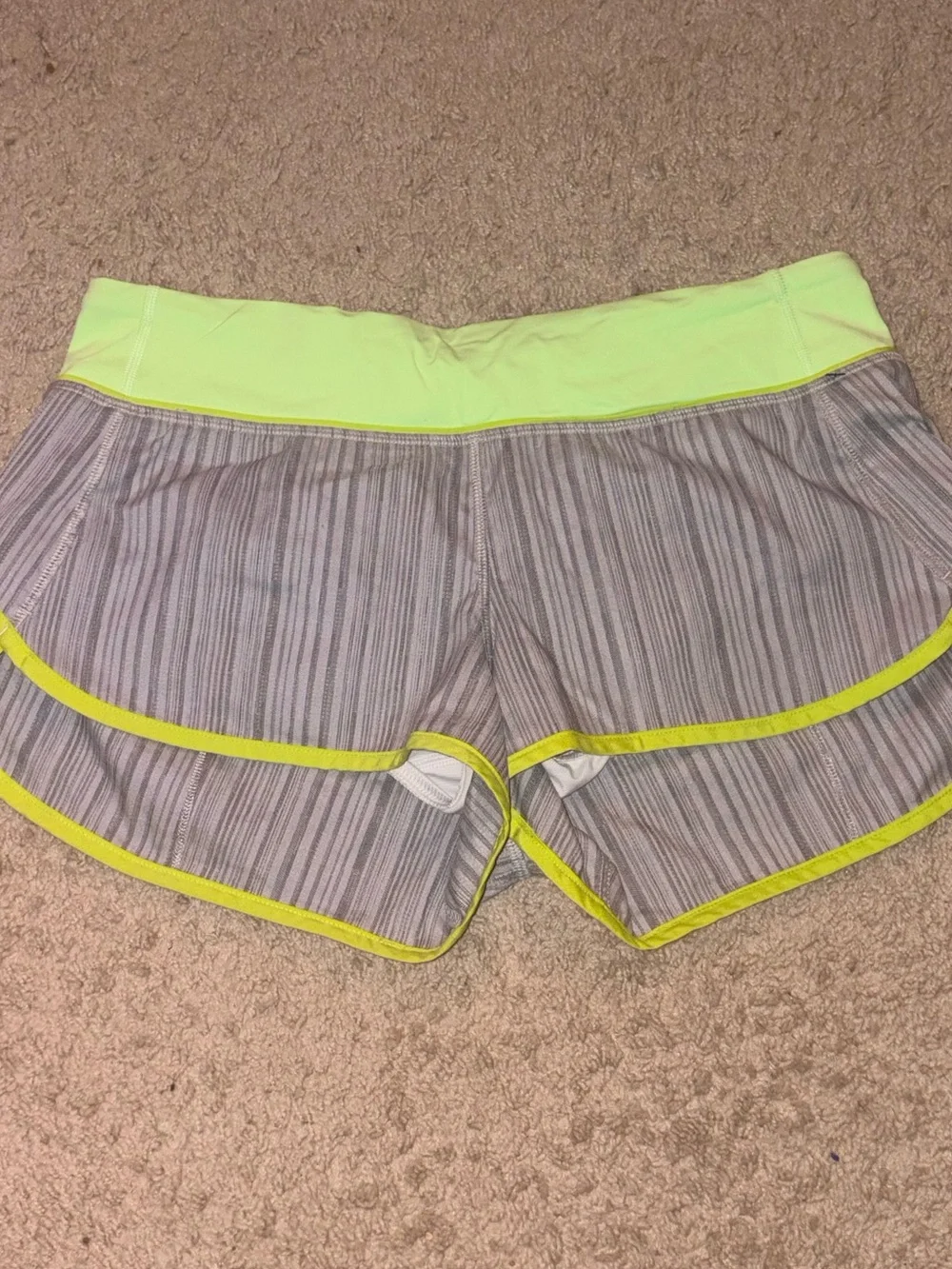 Lululemon run speed shorts in “wee are from space antidote”